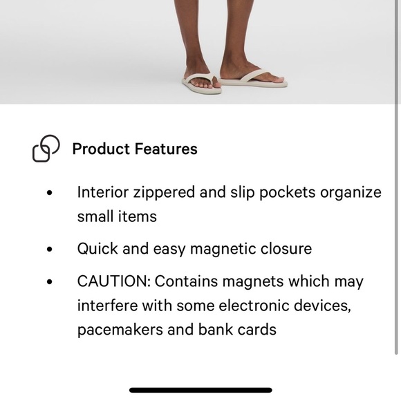 Lululemon Cotton Crochet Shoulder Bag Nutmeg/Light Ivory SOLD OUT COLOR 7L - Picture 9 of 13